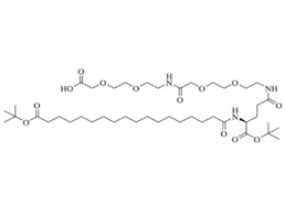 (S)-22-(tert-butoxycarbonyl)-43,43-dimethyl-10,19,24,41-tetraoxo-3,6,12,15,42-pentaoxa-9,18,23-triazatetratetracontanoic acid