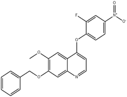 4-(2-fluoro-4-nitrophenoxy)-6-methoxy-7-phenylmethoxyquinoline