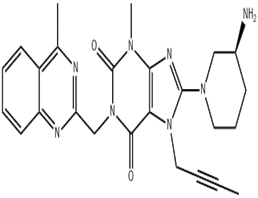 (S)-8-(3-aminopiperidin-1-yl)-7-(but-2-yn-1-yl)-3-methyl-1-((4-methylquinazolin-2-yl)methyl)-3,7-dihydro-1H-purine-2,6-dione
