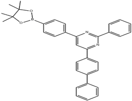 4-([1,1'-biphenyl]-4-yl)-2-phenyl-6-(4-(4,4,5,5-tetramethyl-1,3,2-dioxaborolan-2-yl)phenyl)pyrimidine
