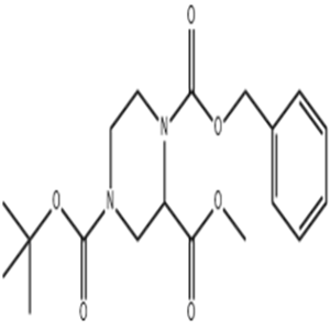 Methyl 4-Boc-1-Cbz-2-piperazinecarboxylate