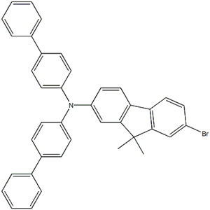 N,N-di([1,1'-biphenyl]-4-yl)-7-broMo-9,9-diMethyl-9H-fluoren-2-aMine