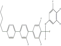 4-[Difluoro-(3,4,5-trifluorophenoxy)methyl]-2',3,5-trifluoro-4''-pentyl-1,1':4',1''-terphenyl