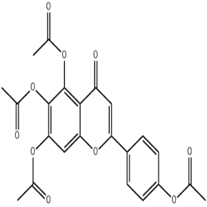 [4-(5,6,7-triacetyloxy-4-oxochromen-2-yl)phenyl]acetate