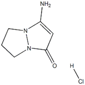 7-amino-2,3-dihydro-1H-pyrazolo[1,2-a]pyrazol-5-one,hydrochloride