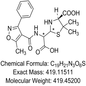 the Mixture of Oxacillin Impurity B1 & Oxacillin Impurity B2