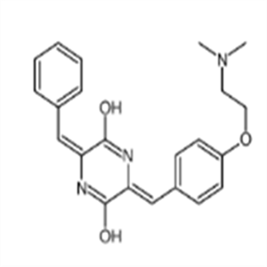 (3E,6Z)-3-benzylidene-6-[[4-[2-(dimethylamino)ethoxy]phenyl]methylidene]piperazine-2,5-dione