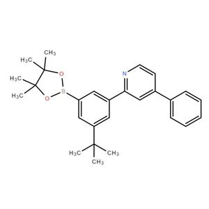 Pyridine, 2-[3-(1,1-dimethylethyl)-5-(4,4,5,5-tetramethyl-1,3,2-dioxaborolan-2-yl)phenyl]-4-phenyl-