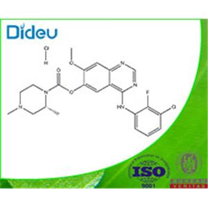 (R)-4-((3-chloro-2-fluorophenyl)amino)-7-methoxyquinazolin-6-yl 2,4-dimethylpiperazine-1-carboxylate hydrochloride salt