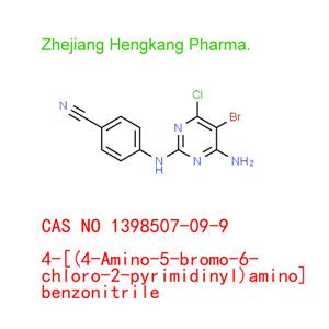 4-[(4-Amino-5-bromo-6-chloro-2-pyrimidinyl)amino]benzonitrile