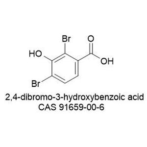 2,4-dibromo-3-hydroxybenzoic acid