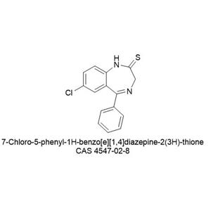 7-Chloro-1,3-dihydro-5-phenyl-2H-1,4-benzodiazepine-2-thione