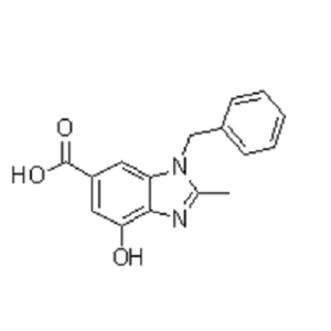 4-Hydroxy-2-methyl-1-(phenylmethyl)-1H-benzimidazole-6-carboxylic acid