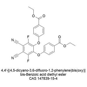 4,4'-[(4,5-dicyano-3,6-difluoro-1,2-phenylene)bis(oxy)]bis-Benzoic acid diethyl ester
