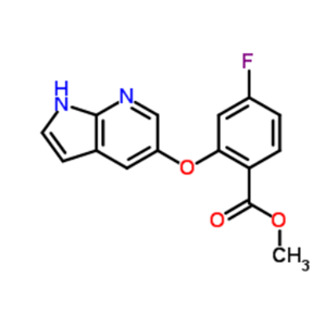 methyl 2-(1H-pyrrolo[2,3-b]pyridin-5-yloxy)-4-fluorobenzoate
