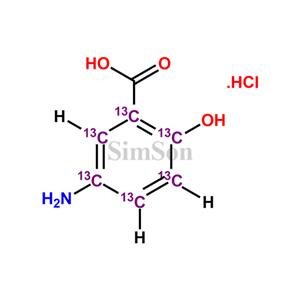 Mesalazine -13C6 Hydrochloride