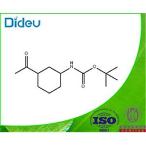 Carbamic acid, (3-acetylcyclohexyl)-, 1,1-dimethylethyl ester (9CI)