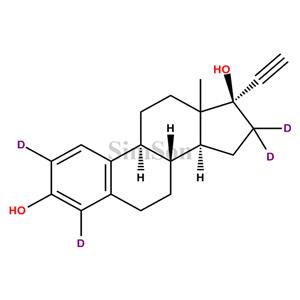 17α-Ethinylestradiol-2,4,16,16-D4