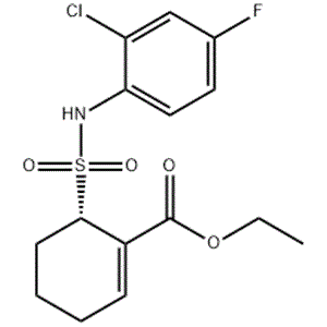1-Cyclohexene-1-carboxylic acid, 6-[[(2-chloro-4-fluorophenyl)aMino]sulfonyl]-, ethyl ester, (6S)-
