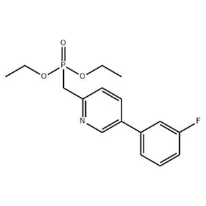 Phosphonic acid, [[5-(3-fluorophenyl)-2-pyridinyl]Methyl]-, diethyl ester