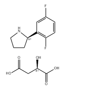 (R)-2-(2,5-difluorophenyl)pyrrolidine (R)-2-hydroxysuccinate