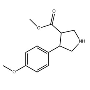 Trans-methyl 4-(4-methoxyphenyl)pyrrolidine-3-carboxylate