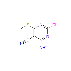 5-PyriMidinecarbonitrile, 4-aMino-2-chloro-6-(Methylthio)