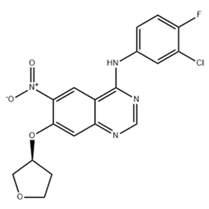 4-QuinazolinaMine, N-(3-chloro-4-fluorophenyl)-6-nitro-7-[[(3S)-tetrahydro-3-furanyl]oxy]