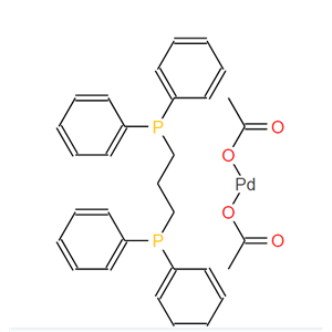 Diacetato 1,3-bis(diphenyl phosphino) propane palladium (II) Coupling reactions.