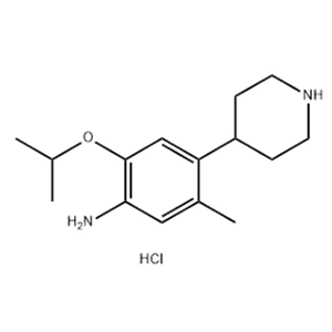 2-Isopropoxy-5-methyl-4-(piperidin-4-yl)aniline dihydrochloride
