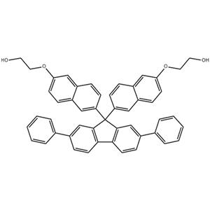 9,9-bis(6-(2-hydroxyethoxy)-2-naphthyl)-2,7-diphenylfluorene