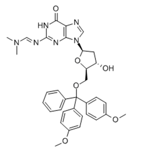 5'-O-(Dimethoxytrityl)-N2-(dimethylaminomethylidene)-3'-deoxyguanosine
