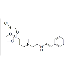 3-(N-Styrylmethyl-2-aminoethylamino)-propyltrimethoxysilane hydrochloride