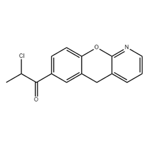 7-(2-chloropropanoyl)-5H-[1]benzopyrano[2,3-b]pyridine