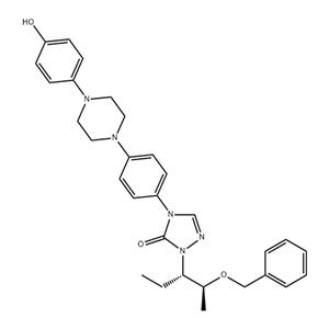2-((2S,3R)-2-(benzyloxy)pentan-3-yl)-4-(4-(4-(4-hydroxyphenyl)piperazin-1-yl)phenyl)-2H-1,2,4-triazol-3(4H)-one