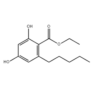 Benzoic acid, 2,4-dihydroxy-6-pentyl-, ethyl ester