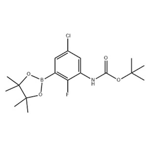 CarbaMic acid, N-[5-chloro-2-fluoro-3-(4,4,5,5-tetraMethyl-1,3,2-dioxaborolan-2-yl)phenyl]-, 1,1-diMethylethyl ester