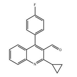 2-Cyclopropyl-4-(4-fluorophenyl)quinoline-3-carboxaldehyde