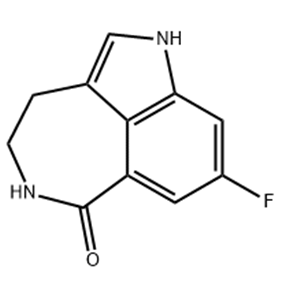 8-fluoro-1,3,4,5-tetrahydro-azepino[5,4,3-cd]indol-6-one