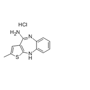 4-Amino-2-methyl-10H-thiene[2,3-b][1,5]benzodiazepine hydrochloride