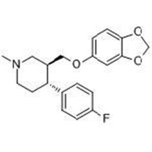 (3S,4R)-3-(3,4-Methylene-dioxyphenoxy methyl)-4-(4'-fluorophenyl)-N-methylpiperidine