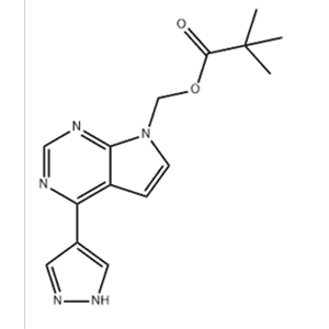 [4-(1H-Pyrazol-4-yl)-7H-pyrrolo[2,3-d]pyrimidin-7-yl]methyl pivalate