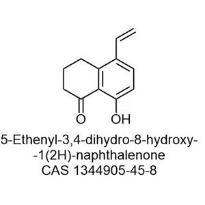5-Ethenyl-3,4-dihydro-8-hydroxy-1(2H)-naphthalenone