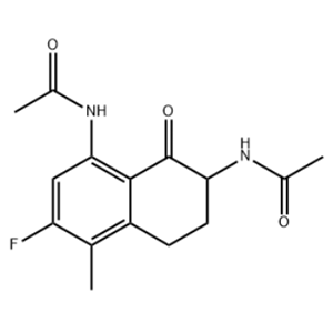 N,N'-(3-Fluoro-4-methyl-8-oxo-5,6,7,8-tetrahydronaphthalene-1,7-diyl)diacetamide