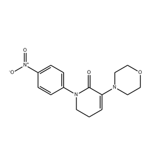 5,6-Dihydro-3-(4-morpholinyl)-1-(4-nitrophenyl)-2(1H)-pyridinone