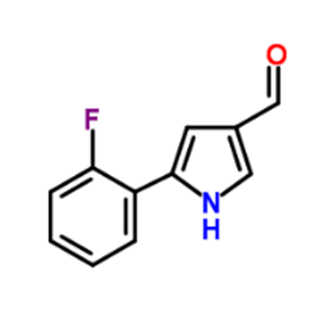 1H-Pyrrole-3-carboxaldehyde, 5-(2-fluorophenyl)-