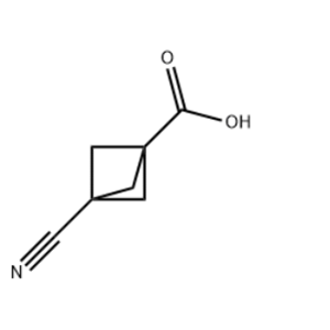 3-Cyanobicyclo[1.1.1]pentane-1-carboxylicacid