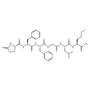 PYR-PHE-PHE-GLY-LEU-MET-NH2