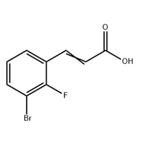 (2E)-3-(3-Bromo-2-fluorophenyl)prop-2-enoic acid
