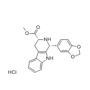 (1R,3R)-9H-pyrido[3,4-B]indole-3-carboxylic acid, 1,2,3,4-tetrahydro-1-(3,4-methylenedioxyphenyl), methyl ester, hydrochloride